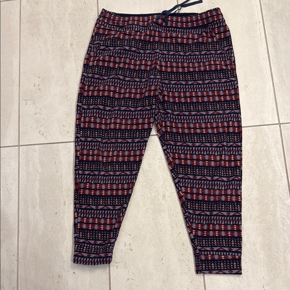 Tribal Print Jogger Pants